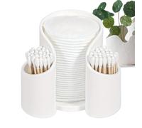 Generisch Qtip Case Holder Dispenser, Cotton Block Qtips Holder, Safe and Tasteless Vanity Make-Up Organiser for Floss, Cotton Pads and Cups