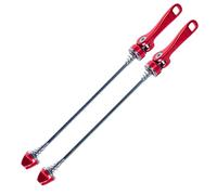 Generisch Quick release bicycle axle, 1 pair hub axles, quick release lever, sturdy bicycle spare parts for maintenance, tyre change and touring
