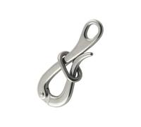 Generisch Quick Release Carabiner | Clip Buckle for Verungen | Stainless Steel Connection Hook - for Fire Brigade Climbing for Rigging for Towing Lifting for Lifeboats and Marine Use