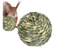 Generisch Rabbit Chew Toy, Grass Ball, Rabbit Chew Ball, 10/15 cm Pet Balls, Timothy Grass Grinding Chew Toy, Rabbit Accessories for Guinea Pigs, Rabbits, Chinchilla Hamsters, Gerbils