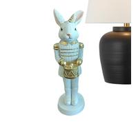 Generisch Rabbit Statue - Resin Animal Sculpture Holiday Primary Secondary Easter Bunny Figurine Table Bookshelf Entryway Desk Indoor Bedroom Pres de