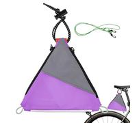 Generisch Rack Bag for Cycling - Cycling Package | Bicycle Frame Storage Bag | Waterproof Triangular Reflective Bags for Saddle, Shoulder and Accessories such as Keys and Tools