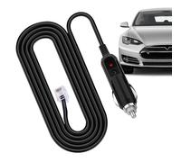 Generisch Radar Detector Adapter Cable - 78.74 Inches Car Power Cord | RJ11 Liightest Plug Converter - ABS Replacement Lead with LED Indicator for Vector Radar Detectors Easy Driving Use