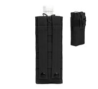 Generisch Radio Bag, Water Bottle Bag - Adjustable Water Bottle Holder Bag | Walkie Talkie Waist Bag, Multifunctional Bag for Water Bottle, Daily Commuting, Running, Cycling, black, see description