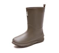 Generisch Rain Boots Women's Half Height Waterproof Wellington Boots Non-Slip Ankle Boots with Heel Chelsea Boots Breathable Rain Shoes Fashion Comfortable Boots for Outdoor Camping, Army Green, 5 UK