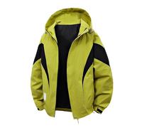 Generisch Rain Jacket Men's Waterproof Breathable Transition Jacket Lightweight Softshell Jacket Autumn Winter Hiking Jacket Outdoor Raincoat Functional Jacket Baggy Comfortable Windbreaker