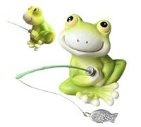 Generisch Rane Outdoor Statues for Garden - Rana - Modified Garden Ornaments | Collectable Figures of Fish Animals Made of Resin | Miniature Decorations Cute Statues
