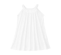 Generisch Read-out Advent Calendar Girls Beach Swimwear Summer Sleeveless Tank Dresses Wool Girls, White, 11-12 Years