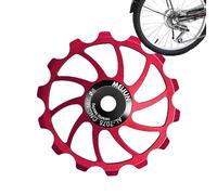 Generisch Rear Derailleur Pulley - Bicycle Guide Roller - 14T/15T/16T Ceramic Pulley Bearing, Impact-Resistant Rear Derailleur Guide Wheel for Switching the Rear Derailleur