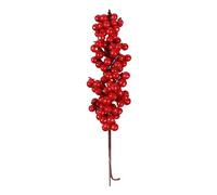 Generisch Red berries for craft purposes, artificial branches as ornament, Christmas floral decoration branches, for holiday decoration by the fireplace on the table for Halloween and