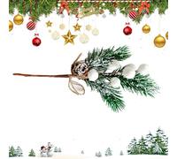 Generisch Red Berry Stems, Holly Berry Stems, Christmas Artificial Pine Branches, Flower Branch Accessories, Simulation Plant, Small Red Berry Fruit Branches for Indoor and Outdoor Decoration