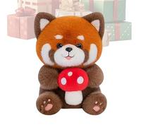 Generisch Red Panda Soft Toy - 30 cm Cute Cuddly Companion - Red Panda Plush Toy, for Teenagers Adults Family Friends