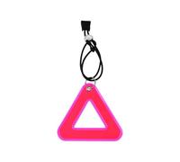 Generisch Reflector Pendant, Triangular Hi-Vis Bicycle Safety Accessory | High Visibility Reflector - For Night Running, Hiking, Camping and Commuting Outdoors in the Dark