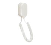 Generisch Remote Control Holder Wall Mount for TV Remote Controls with Retractable Spring Cord, Magnetic Holder with Loss Protection for Bed Side