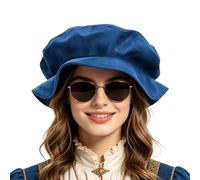 Generisch Renaissance Hat Headwear, Retro - Soft Cosplay Costume Medieval, Tudor Beret Cap, Historical For, Masquerade Party, Stage Show, Masquerade | Multipurpose Outdoor Indoor Utility