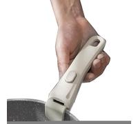 Generisch Replacement for Pot Handles - Removable Ergonomic Heat Resistant Handle Durable Frying Pan Attachment Easy to Install Design | Kitchen, Camping, Picnic, Travel, Cooking in the F