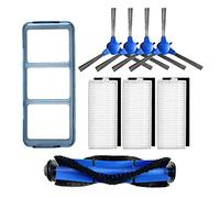 Generisch Replacement parts main brush side brushes cover filter accessories for Eufy RoboVac 11S, 15C, 30, 30C, 12, 35C vacuum cleaner (9 pieces kit)