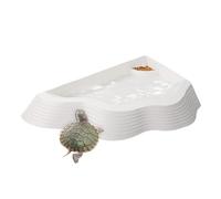 Generisch Reptile Bathing Option - Non-Slip Bowl with Ramp for Turtle Food, Bath Pool for Lizards such as Gecko Snake Bearded Dragons