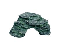 Generisch Reptile Hideout Sun Platform Rock Patio Resting Place Decorative Ornament for Turtle Aquarium Terrarium Landscaping (C, One Size)