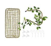 Generisch Reptile tendrils - flexible with realistic suction cups - climbing branch with hammock for chameleons - for iguanas