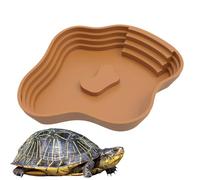 Generisch Reptile Water Dish - 9 Inch PP Pet Tray | PP Reptile Tray - Durable Multifunctional Feeding and Water Bowl Suitable for Reptiles Amphibians and Small Pets in Breeding Boxes or Terrariums