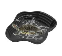 Generisch Reptile Water Dish - 9 Inch PP Pet Tray | PP Reptile Tray - Durable Multifunctional Feeding and Water Bowl Suitable for Reptiles Amphibians and Small Pets in Breeding Boxes or Terrariums