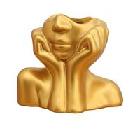 Generisch Resin with Female Head - Half Body Decoration, Elegant, Beautiful Home Decoration, Centerpiece for Living Room, Bedroom, Study Room, Dining Table, Modern Art, Decoration, Accessory,