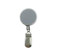 Generisch Retractable Towel Clip - Self-Adhesive Metal Wall Holder with 60 cm Long Return Rope | Automatic Spring Loaded Hook No Drilling - For Motorhomes, Homes and Bathrooms