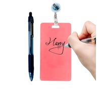 Generisch Reusable Notepad, Portable Whiteboard Writing Drawing System, Erasable Notebook Memo Kit, Lightweight Dry Erase Study Tool Design, Durable Office Learning for School Work Use