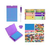Generisch Rhinestone Picture Storage Container, Rhinestone Accessories Storage Stand, Tool Boxes, Tray Organiser for Teenagers, Adults, Crafters