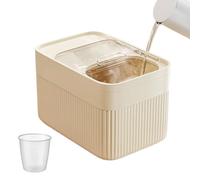 Generisch Rice Storage Box - Dee Rice Storage Container | Dee Airtight Cereal Organiser with Large Capacity and Measuring Cup | Airtight Cereal Organiser with Large Capacity