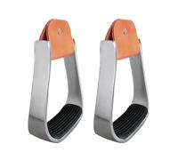 Generisch Riding Stirrups for - Aluminium Padded Riding Equipment | Stirrups for the Saddle, for Outdoor Stall, Farm, Ranch, Work, Training, Competition, Trail, Leisure Riding