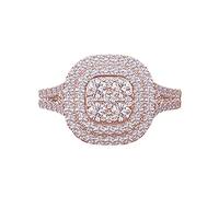 Generisch Rings Fashion Jewellery for Women Set Rings for Women Ring Key Ring Set, 7, Metal, No Gemstone