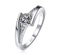 Generisch Rings Various Sizes Women's Ring You Commemorate Wedding Rings of the 510 The Rings Card Game (Silver, 7)