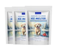 Generisch Road Salt Animal Friendly Road Salt Road Salt for Winter, Sodium Chloride Ice Melt Salt up to -50°C Skin-Friendly, Long-Lasting De-Icer for Driveways Paths Patios