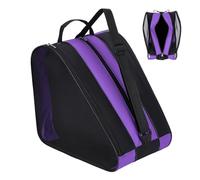Generisch Roller Skate Bag with Triangular Adjustable Strap and Multiple Pockets, Figure Skating Bag, for Competitions, Training, Leisure and Halls, for Children, Adults, Beginners
