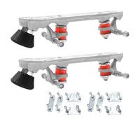 Generisch Roller Skate Kit - Double Row Replacement Bracket for Roller Skate Shoes, Base for Skateboard - For Use in Outdoor Activities Travel in Parks for Families Men Women and