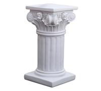 Generisch Roman Column Figures - 450 g Resin Column, Decorative Sculpture, White Miniature Statue with Classic Design, Table Centre for Dinner Party, Holiday Collection, Wedding Reception, Birthday