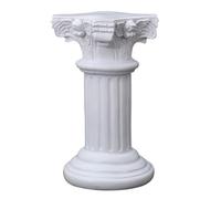 Generisch Roman Column Figures - 450 g Resin Column, Decorative Sculpture, White Miniature Statue with Classic Design, Table Centre for Dinner Party, Holiday Collection, Wedding Reception, Birthday