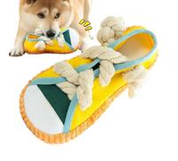 Generisch Rope Dog Toy - Shoe-shaped Chew Game, Squeaky Dog Toy - For Gum Massage, Small, Medium and Large Dog Breeds, Indoor and Outdoor Training as a Reward