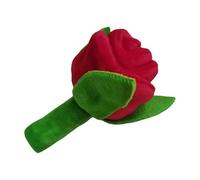 Generisch Rose Dog Toy, Squeaky Chew Toy with Thinking Task, Valentine's Day & Birthday Gift for Dogs - Against Boredom Puppy Daily Companion Birthday Holiday