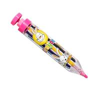 Generisch Rotary Press Colouring Pencils, Soft and Non-Slip Pen Equipment - Retractable Children's Pens - For Girls On the Go Teaching Homeschool Nursery