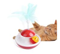 Generisch Rotating Toy, Indoor Cat Toys, Chasing Play Device, 3.94 x 3.94 x 7.09 inches Interactive Teaser, Authentic Chew and Accessory for Cats Kittens Pet Playtime Fun Home Entertainment