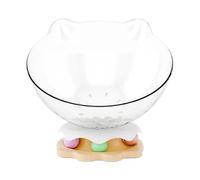 Generisch Round Cat Bed | Cat Bed with Toy | Raised Nest with Non-Slip Base for Indoor Games Against Boredom and Soothing