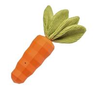 Generisch Rubber Carrot Squeaky Dog Toy, Engaging Bite-Resistant Design Engineered for Long-Lasting Play and Stimulation, Features a Fun Squeak Mechanism to Keep Small and Medium Breeds Mentally