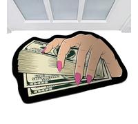 Generisch Rug for Bedroom Aesthetics, Floor Mats, 100 Dollar Note Money Rug, Soft Crystal Velvet Kitchen Rug, Non-Slip Money Rug, Aesthetic Room Decoration, 19.7 x 31.5 Inches