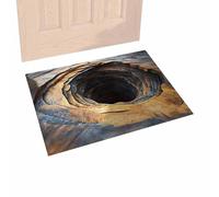 Generisch Rug for the entrance area, absorbent, realistic, 3D hole illusion entrance area rug, for bedroom, study, guest house, dorm, apartment, family reunion, house warming