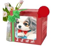 Generisch Running Dog Toy, Cute Battery Operated with Sound, Running Barking Electric Plush Dog for Teenagers Adults Girls Living Room Bedroom Dorm Travel