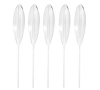 Generisch Running Floats - 10 x 21.5cm Fishing Floats Easy Threading | Clear Acrylic Floats with 30mm Diameter Weighted Float for Carp Fishing in Shallow Waters