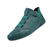 Generisch Running Shoes Men's Waterproof Sports Shoes Soft Non-Slip Fitness Shoes Rubber Sole Slip On Shoes Minimalist Leisure Shoes Sporty Outdoor Shoes Comfortable Warm Jogging Shoes, Green, 9.5 UK